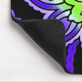 Neon Blume Mousepad (Ecke)