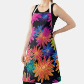 Neon Blume Pattern Schürze (InSitu)