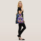 Neon Blume Tasche (Am Model)