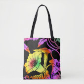 Neon Blume Tasche (Vorderseite)