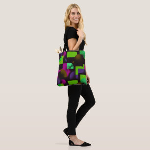 Neon-Blumen-Rhythmus Tasche