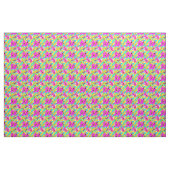 Neon Blüten-Splash Stoff (Yard (91,4 cm))