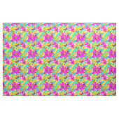 Neon Blüten-Splash Stoff (Fat Quarter (45,7 x 55,9 cm))