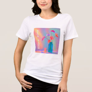 Neon-Blüten-T-Shirts Tri-Blend Shirt