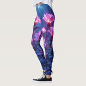Neon-Blüten-Träume Leggings (Links)