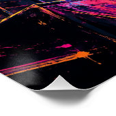 Neon BMX Poster (Ecke)
