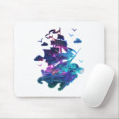 Neon Boat Mousepad (Mit Mouse)