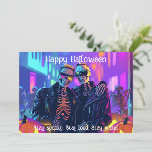 🌈🎃Neon Bone Babes Karte