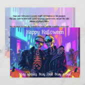 🌈🎃Neon Bone Babes Karte (Vorne/Hinten)