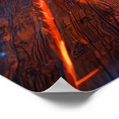 Neon Bounty Hunter - Cyber-Western-Gesetzwidrigkei Poster (Ecke)