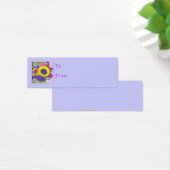 Neon Bouquet Geschenk Tag (Schreibtisch)