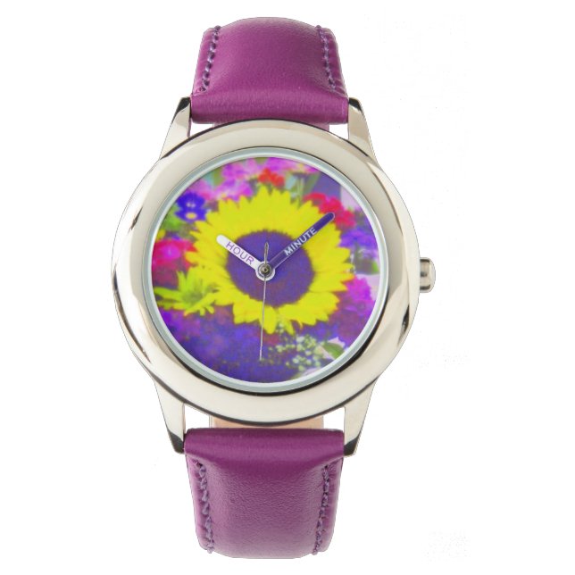 Neon Bouquet Watch Armbanduhr (Vorderseite)