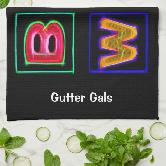 Neon Bowl, Team Bowling Handtücher (Gefaltet)