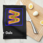 Neon Bowl, Team Bowling Handtücher (Viertel Falte)