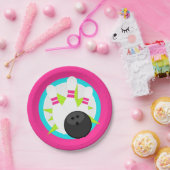 Neon Bowling Button Paper Teller (Party)