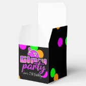 Neon Bowling Party Bash Geburtstagspartei Geschenkschachtel (Geöffnet)