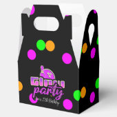 Neon Bowling Party Bash Geburtstagspartei Geschenkschachtel (Geöffnet)
