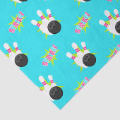 Neon Bowling Party Tissue Paper Seidenpapier (Ausschnitt)