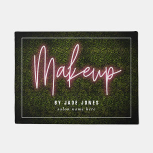 Neon Boxwood Makeup Cosmetologe Business Fußmatte