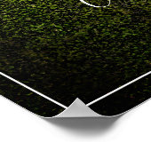 Neon Boxwood Wedding Willkommen Poster (Ecke)