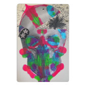 Neon Brain Bees Mini Klemmbrett (Rückseite)