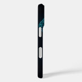 Neon Brain Bloom iPhone 16 Case – Outthink. Outcre (Rückseite / Rechts)