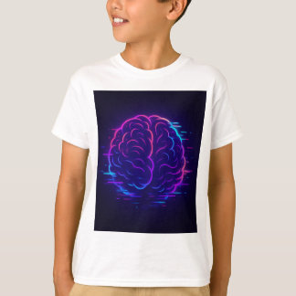 Neon Brain Kids' Meme T - Shirt