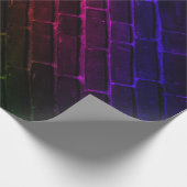 Neon Brick Gift Wrap Geschenkpapier (Ecke)