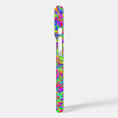 Neon Bright Rainbow Confetti Abstrakt Case-Mate iPhone Hülle (Rückseite / Links)