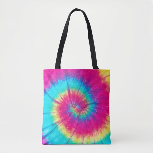 Neon Bright Retro Gefärbte Krawatte Tasche (Vorderseite)