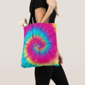 Neon Bright Retro Gefärbte Krawatte Tasche (Von Nahem)