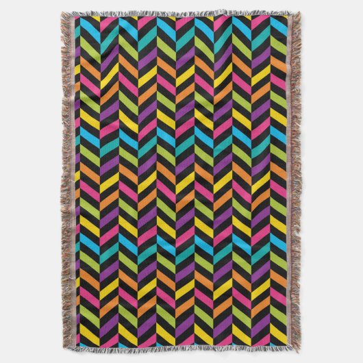 Neon Bright, trendige Mode, farbiges Design 1 Decke (Vorderseite Vertikal)