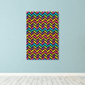 Neon Bright trendige Mode farbiges Design 1 Leinwanddruck (Insitu (Holzboden))