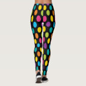 Neon Bright trendige Mode farbiges Design 3 Leggings (Rückseite)