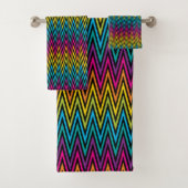 Neon Bright trendige Mode farbiges Design 8 Badhandtuch Set (Insitu)