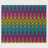 Neon Bright trendige Mode farbiges Design 8 Geschenkpapier (Flach)