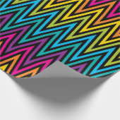 Neon Bright trendige Mode farbiges Design 8 Geschenkpapier (Ecke)