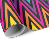 Neon Bright trendige Mode farbiges Design 8 Geschenkpapier (Rolleneckpunkt)