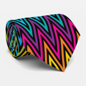 Neon Bright trendige Mode farbiges Design 8 Krawatte (Gerollt)