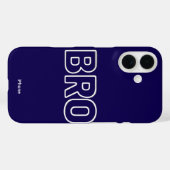 Neon Bro iPhone 16 Hülle (Rückseite (Horizontal))