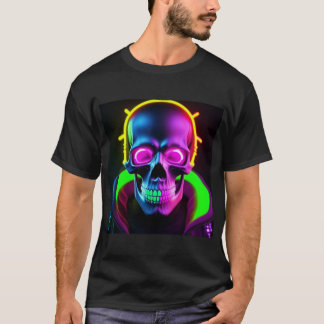 Neon-Bronzelskull T-Shirt