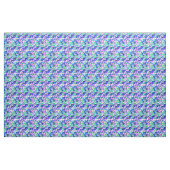 Neon Brushstroke Paint Splatter Mint Green Magenta Stoff (Yard (91,4 cm))