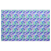 Neon Brushstroke Paint Splatter Mint Green Magenta Stoff (Fat Quarter (45,7 x 55,9 cm))