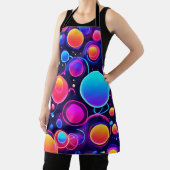 Neon Bubble Pattern Schürze (InSitu)