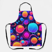 Neon Bubble Pattern Schürze (Vorderseite)