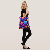 Neon Bubble Pattern Tasche (Am Model)