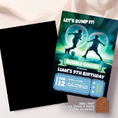 Neon Bubble Soccer Knocker Ball Geburtstag Bash Einladung