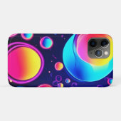 Neon Bubble Universe Case-Mate iPhone Hülle (Rückseite (Horizontal))
