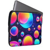 Neon Bubble Universe Laptopschutzhülle (Vorne Rechts)