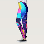 Neon Bubble Universe Leggings (Links)